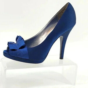 NINA  EVENING SATIN HEEL